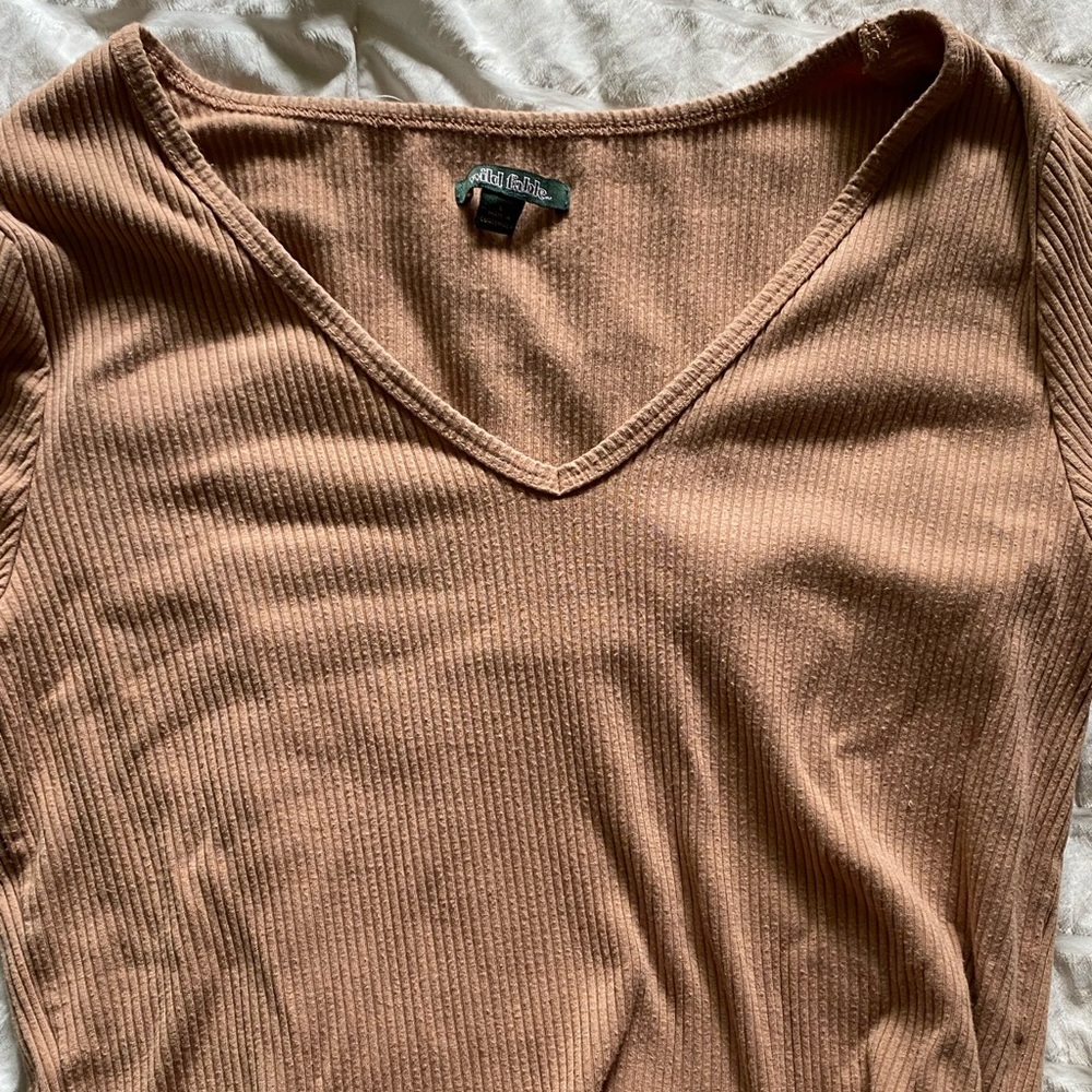 Wild Fable Ribbed Crop Top